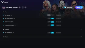 AEW: Fight Forever Trainer screenshot