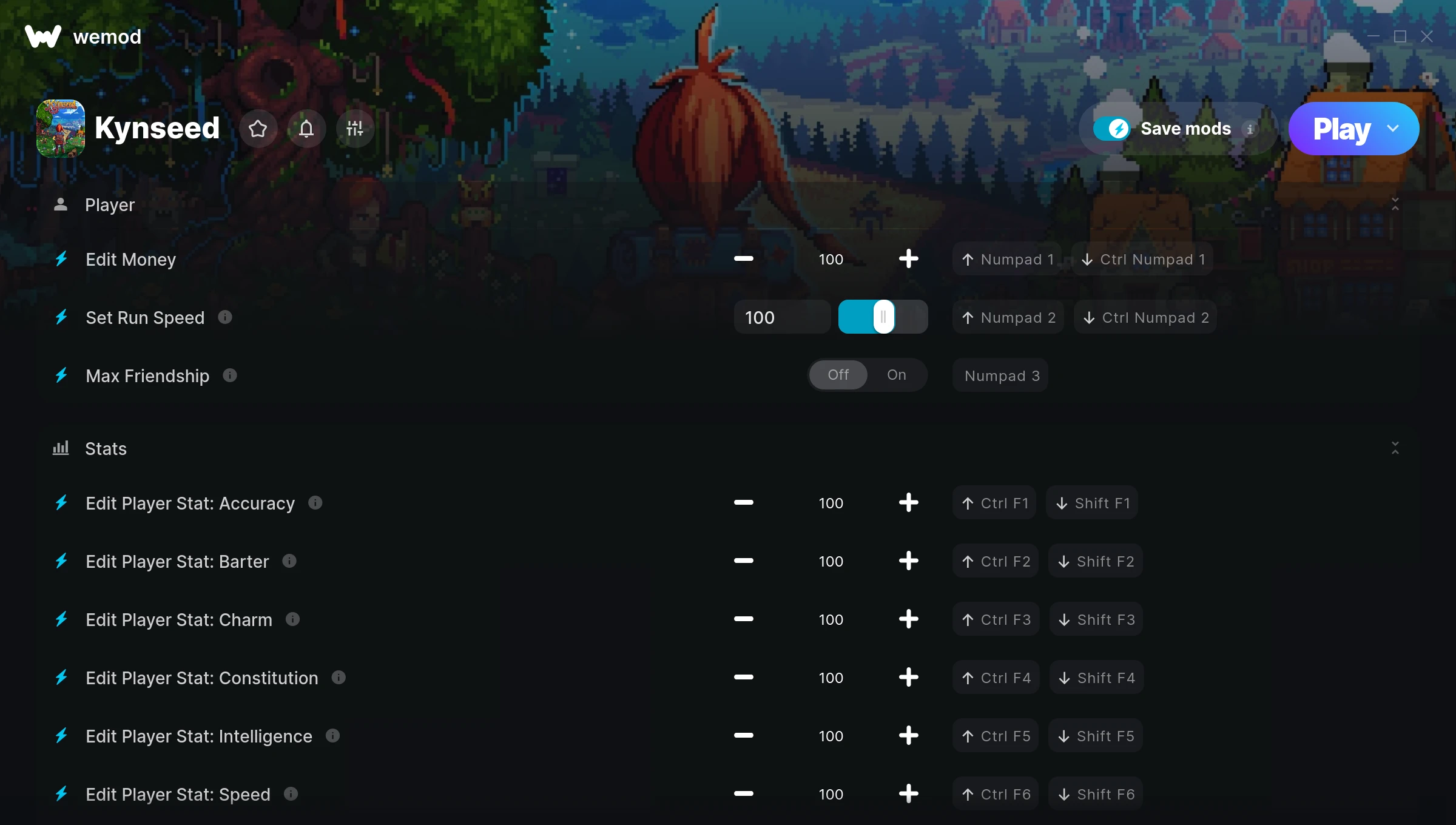 Kynseed Trainer screenshot