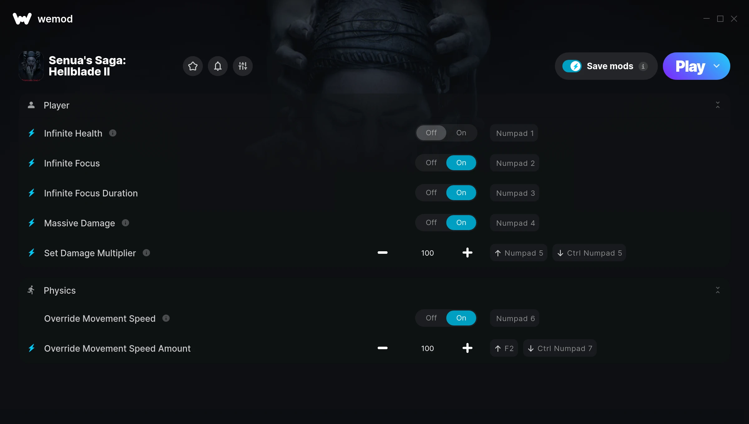 Senua's Saga: Hellblade II Trainer screenshot