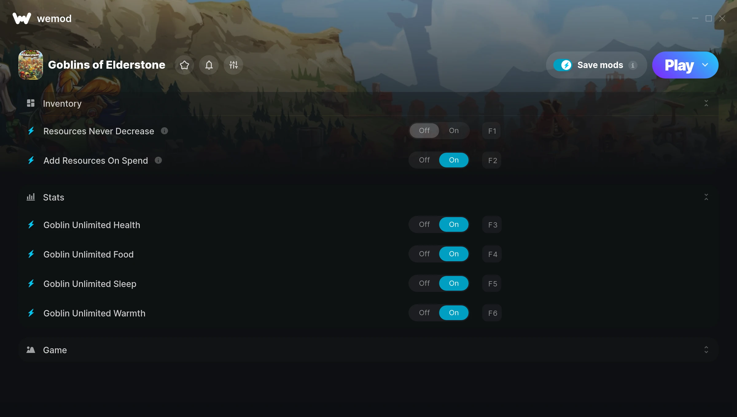 Goblins of Elderstone Trainer screenshot