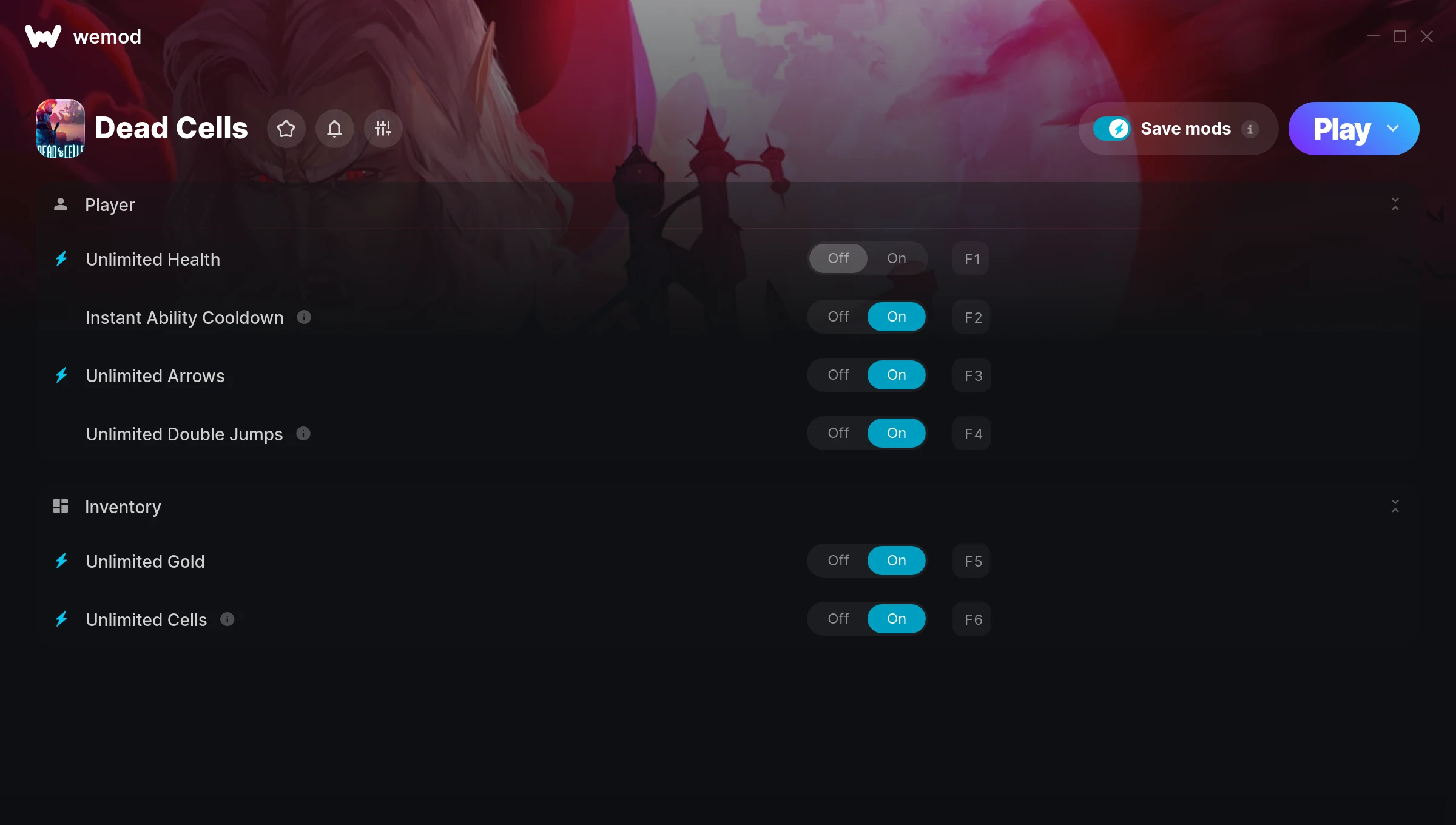 Dead Cells Trainer screenshot