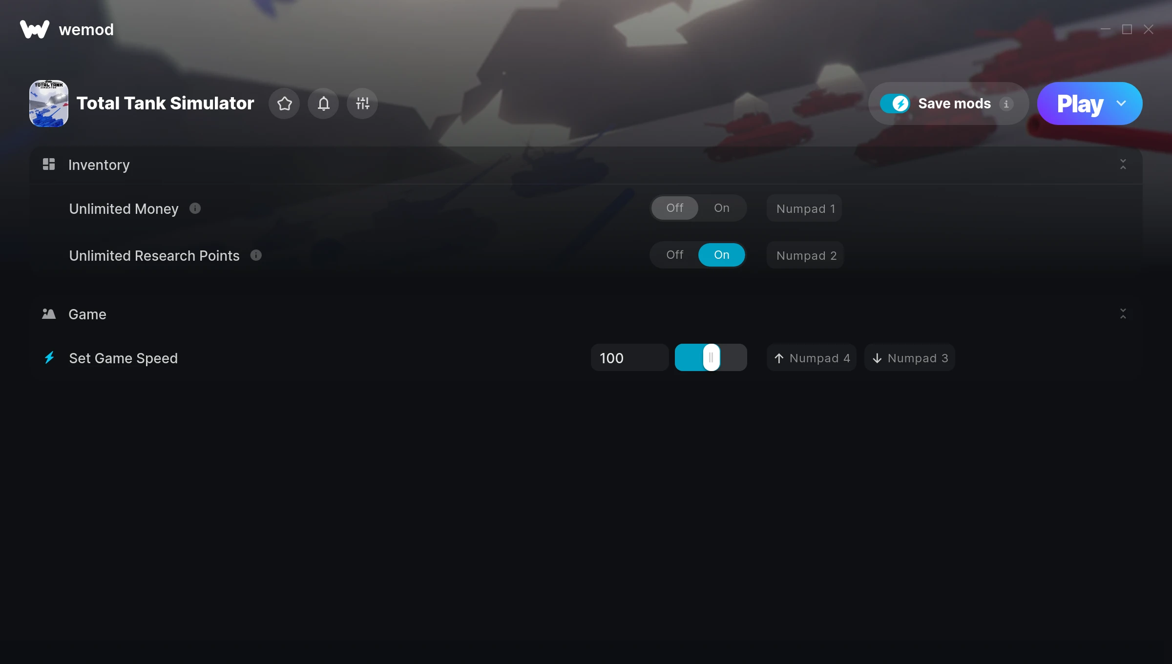 Total Tank Simulator Trainer screenshot