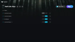 Half Life Alyx Trainer screenshot