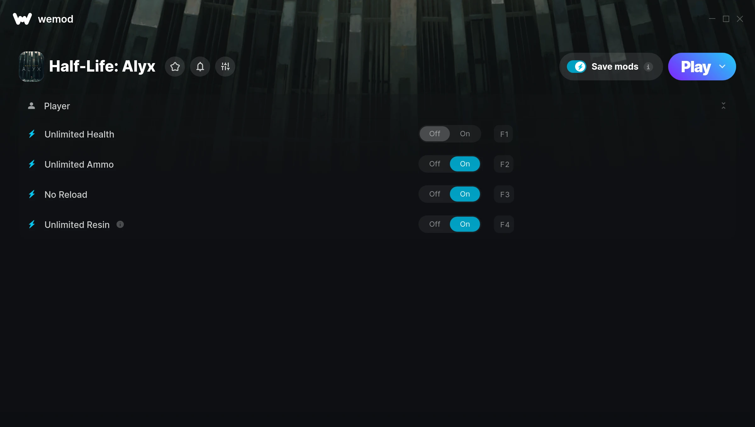 Half Life Alyx Trainer screenshot