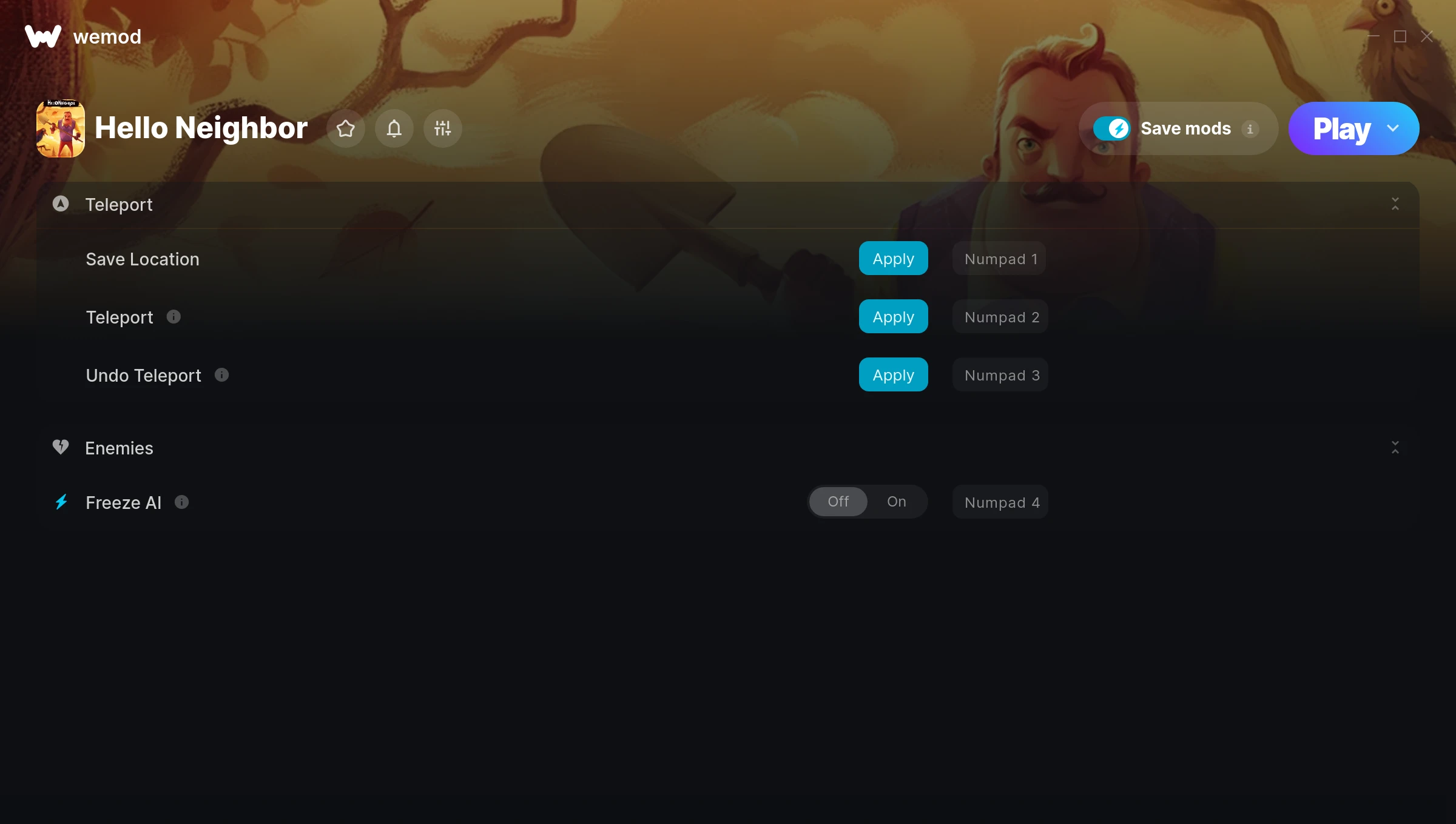 Hello Neighbor Trainer screenshot