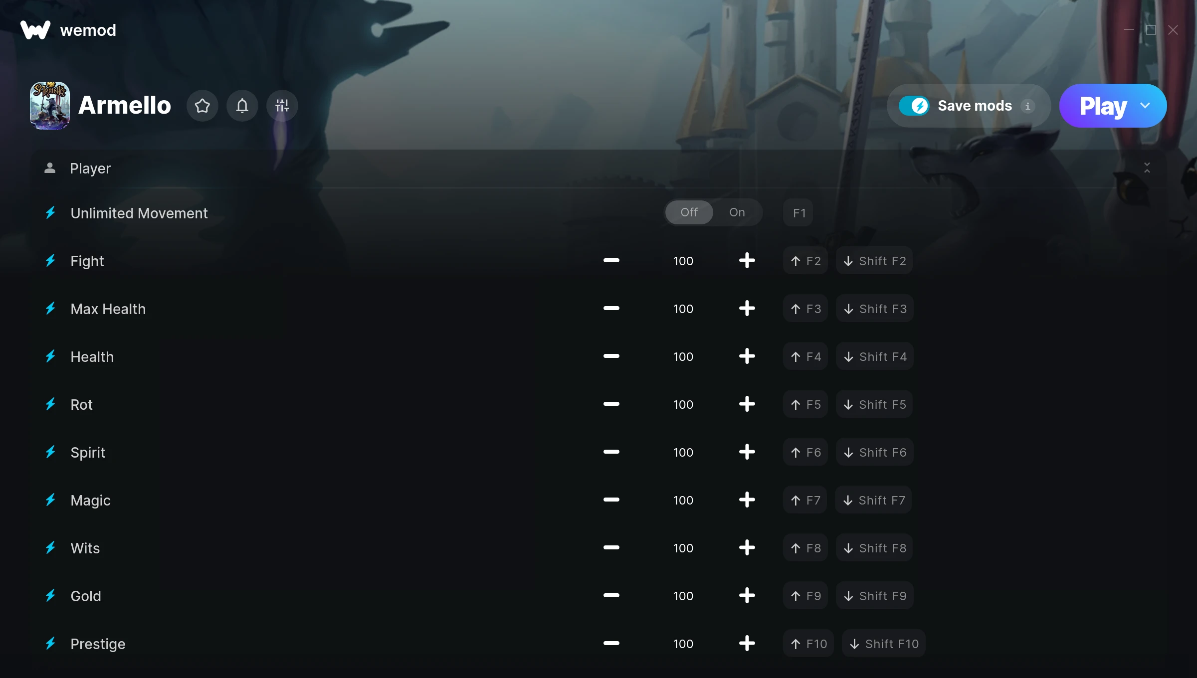 Armello Trainer screenshot