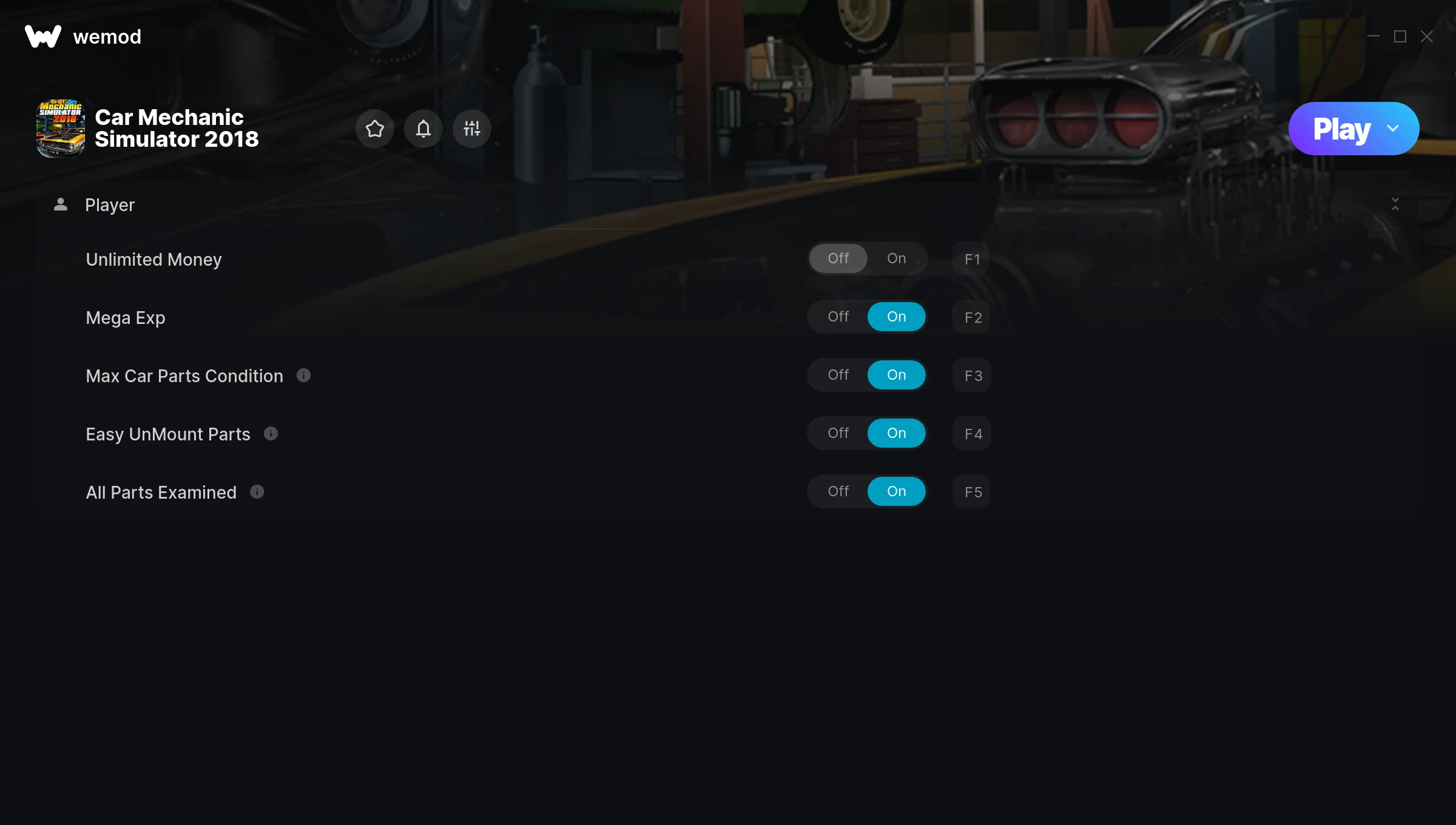 Car Mechanic Simulator 2018 Trainer screenshot