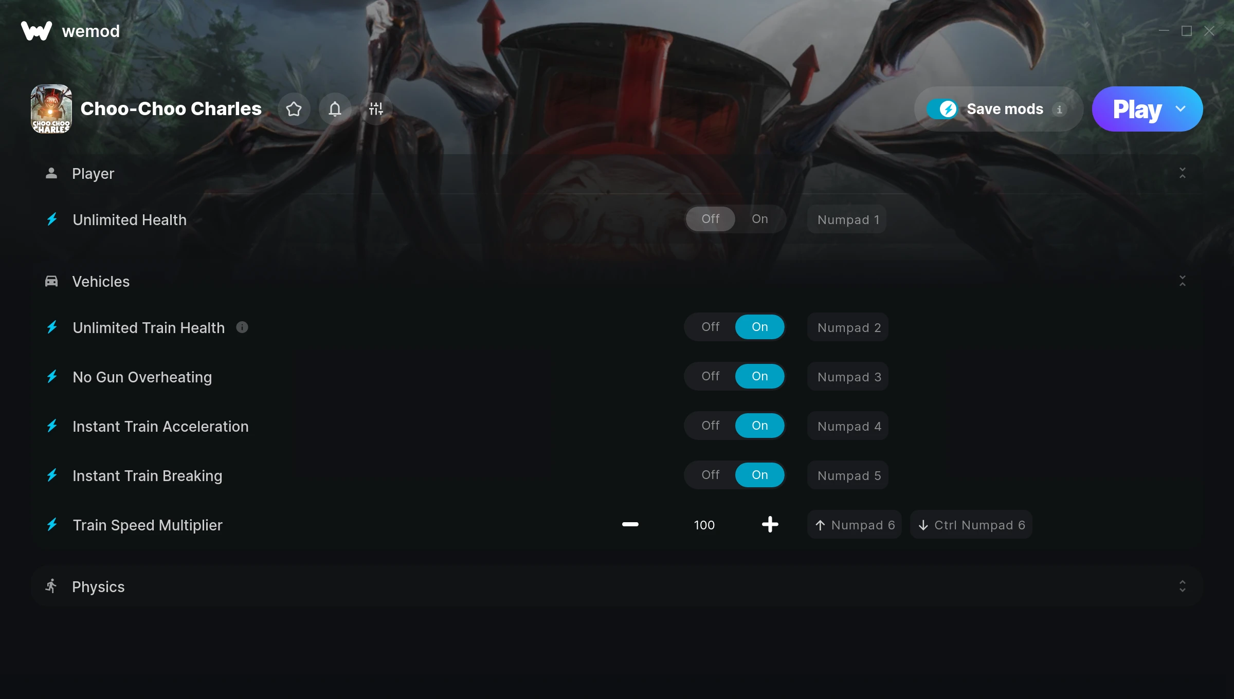 Choo-Choo Charles Trainer screenshot