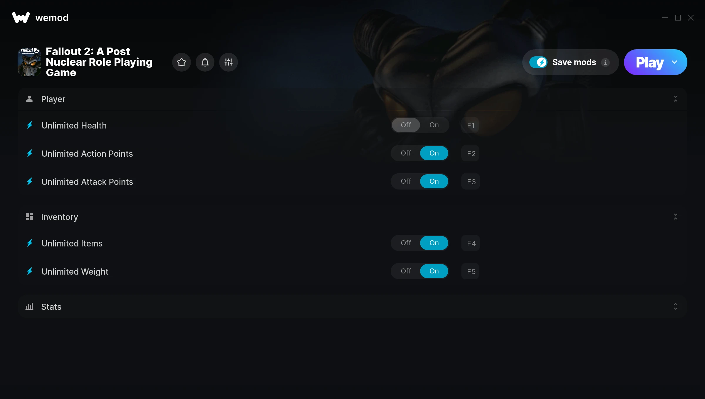 Fallout 2: A Post Nuclear Role Playing Game Trainer screenshot