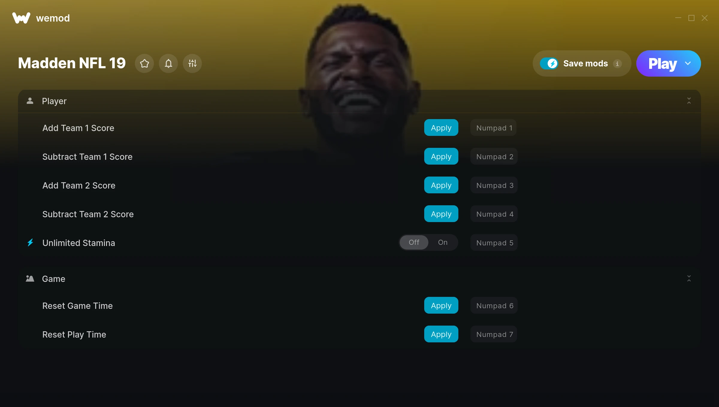 Madden NFL 19 Trainer screenshot