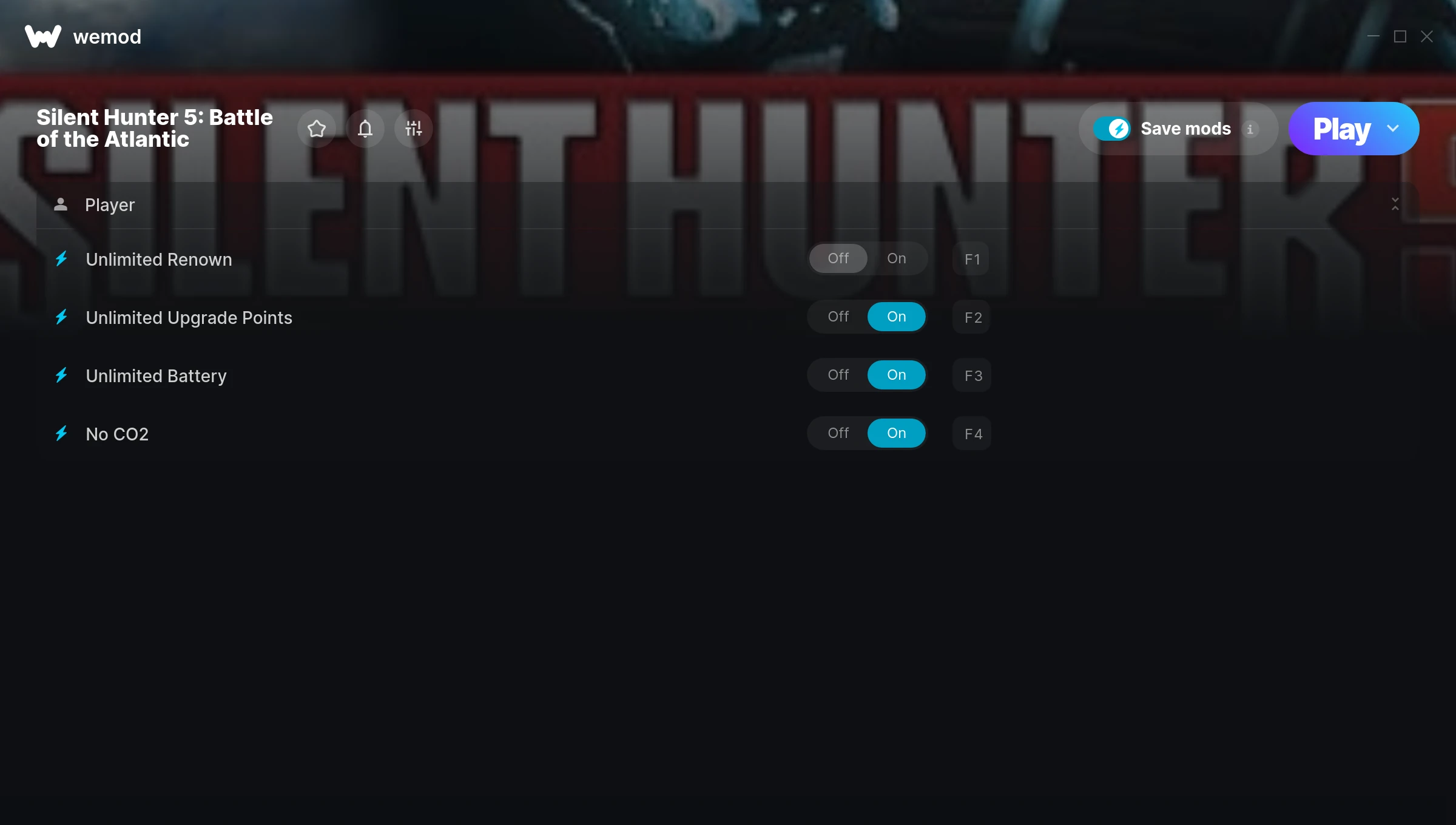 Silent Hunter 5: Battle of the Atlantic Trainer screenshot