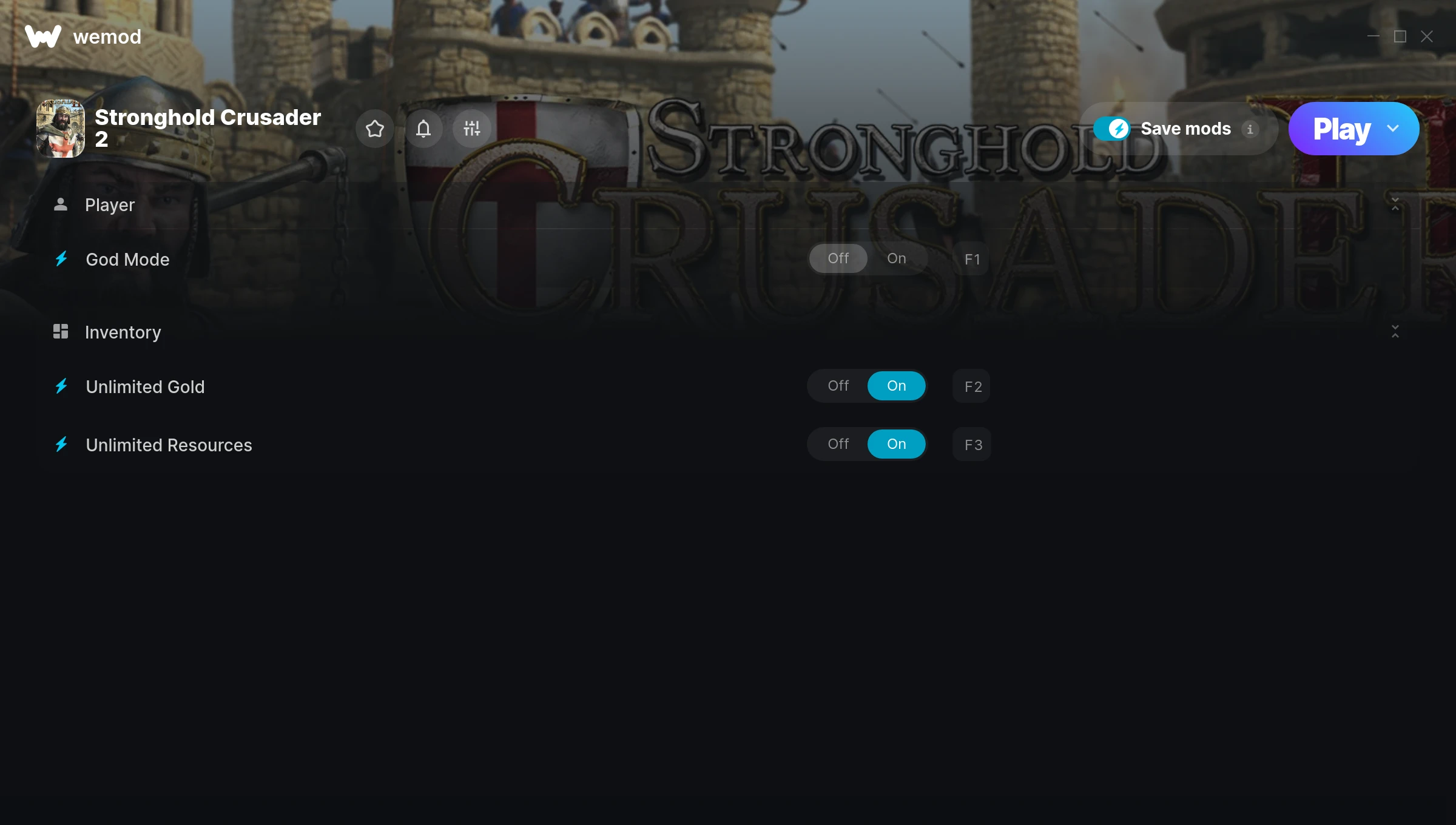 Stronghold Crusader 2 Trainer screenshot