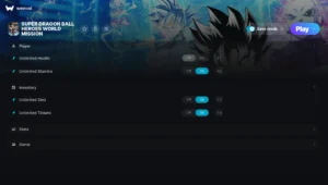 SUPER DRAGON BALL HEROES WORLD MISSION Trainer screenshot