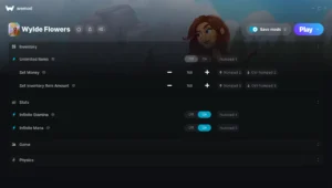 Wylde Flowers Trainer screenshot