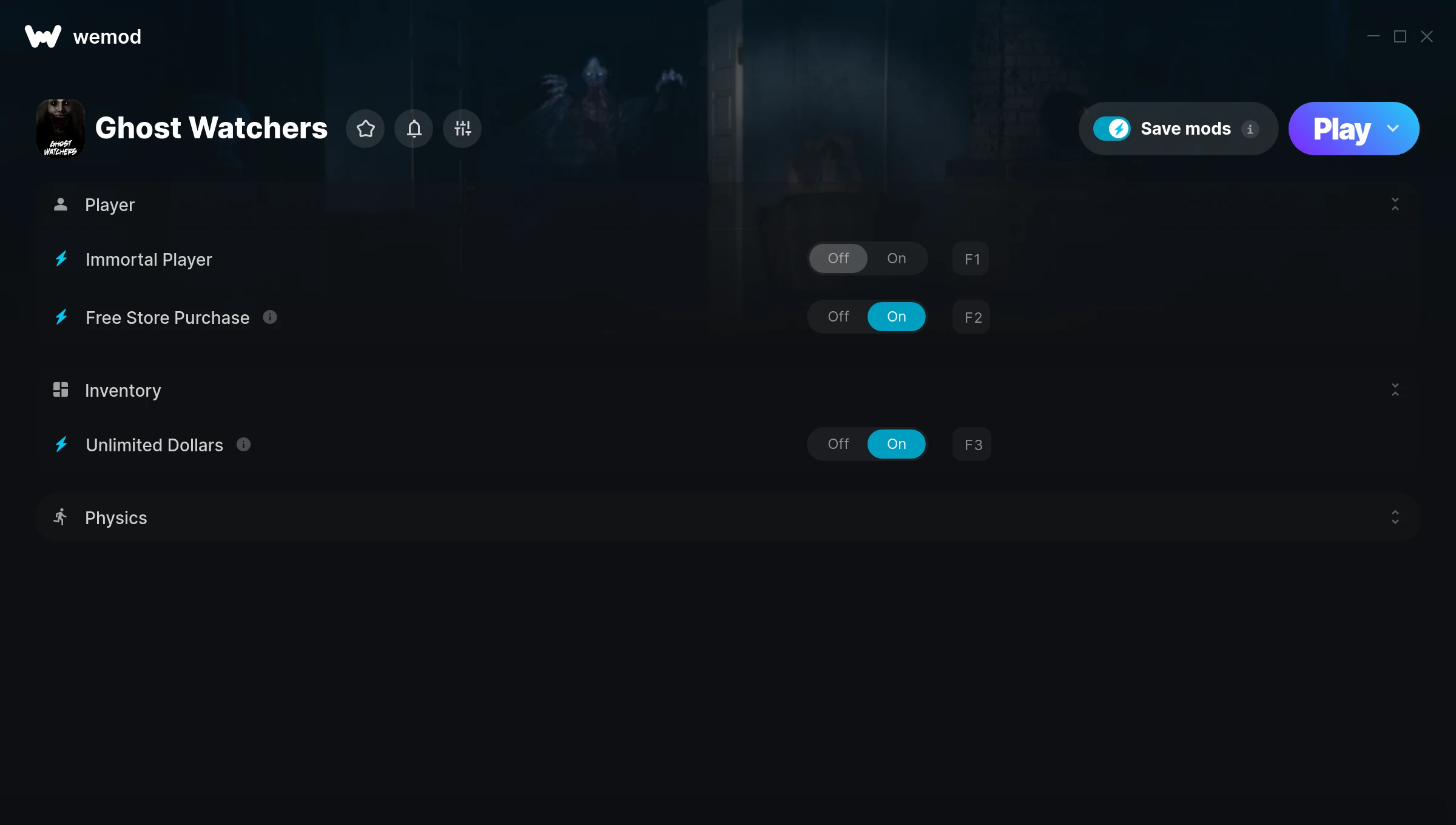 Ghost Watchers Trainer screenshot