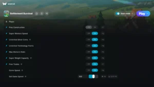 Settlement Survival Trainer screenshot