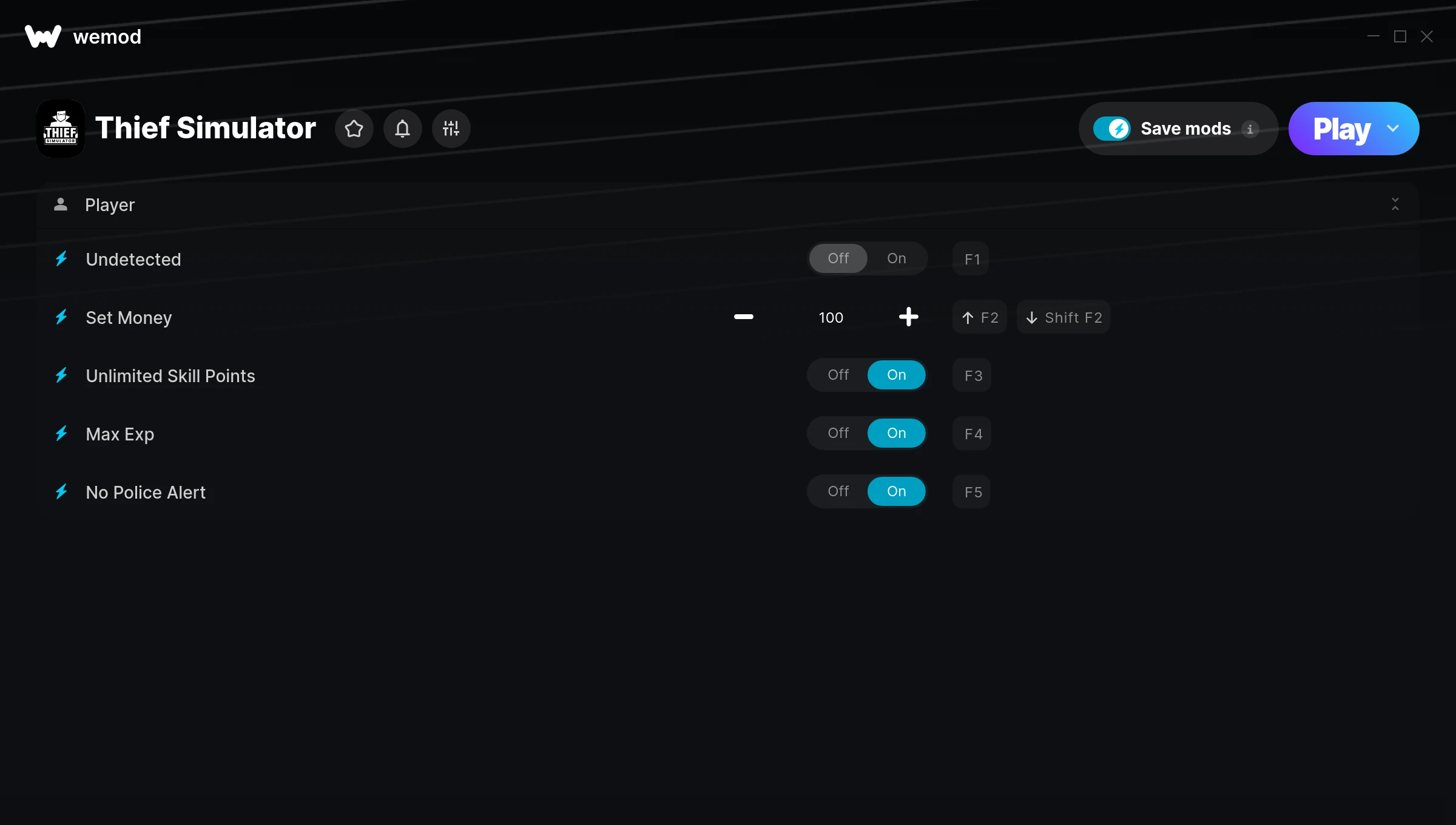 Thief Simulator Trainer screenshot
