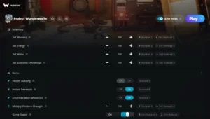 Project Wunderwaffe Trainer screenshot