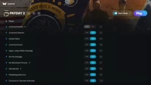 Payday 2 Trainer screenshot