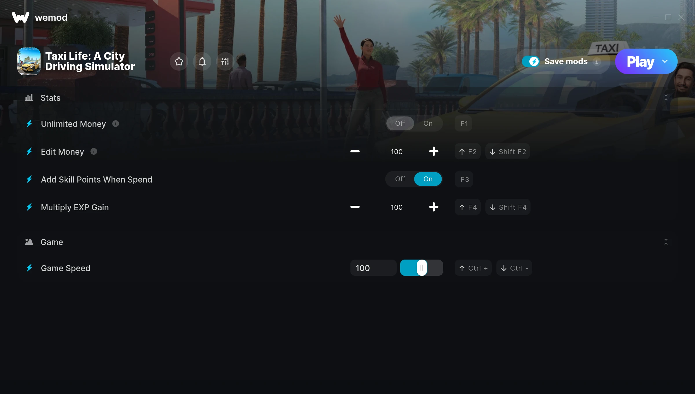 Taxi Life: A City Driving Simulator Trainer screenshot