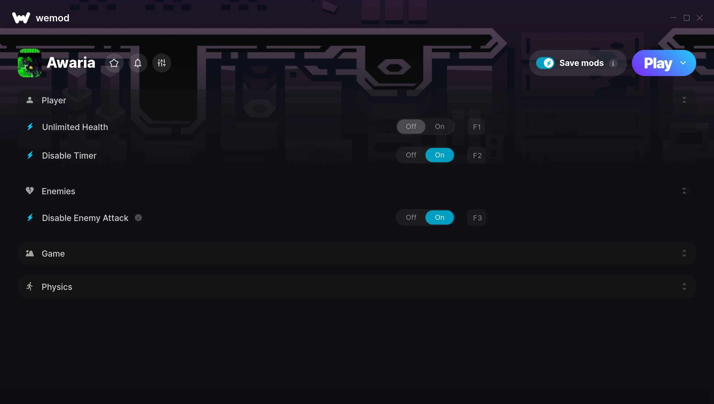 Awaria Trainer screenshot