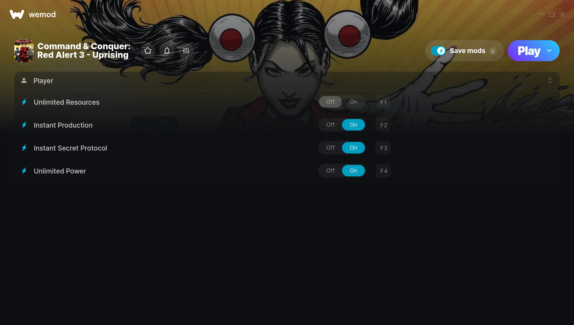 Command & Conquer: Red Alert 3 - Uprising Trainer screenshot