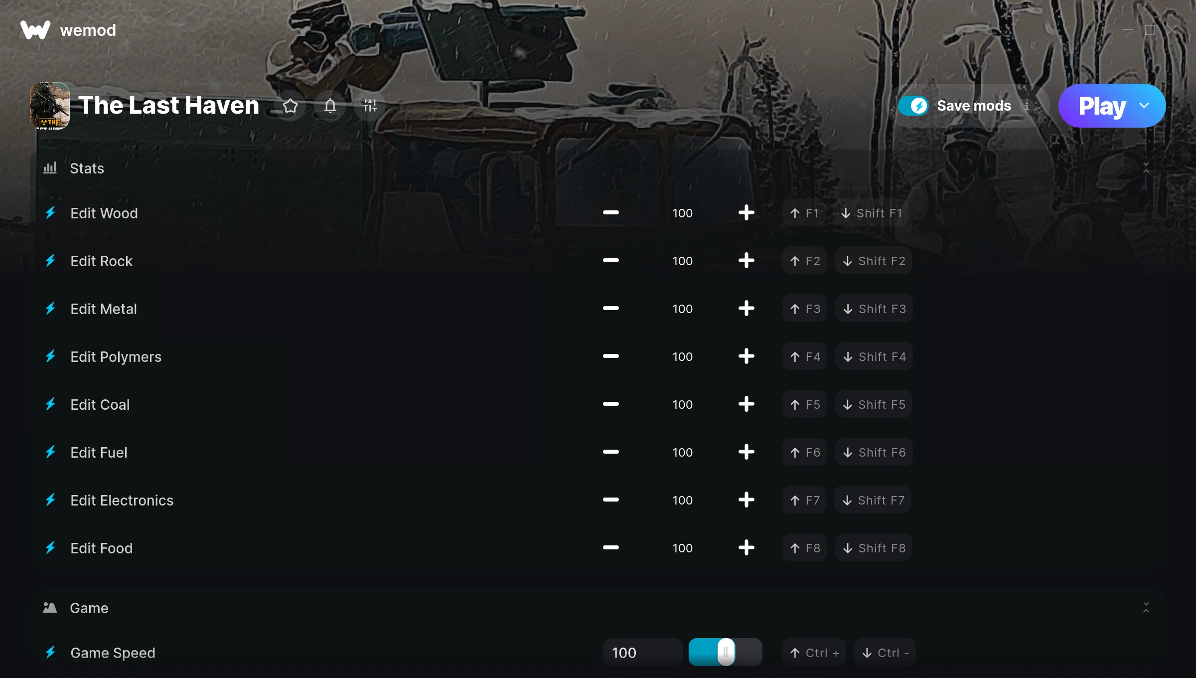 The Last Haven Trainer screenshot