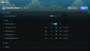 Travellers Rest Trainer screenshot