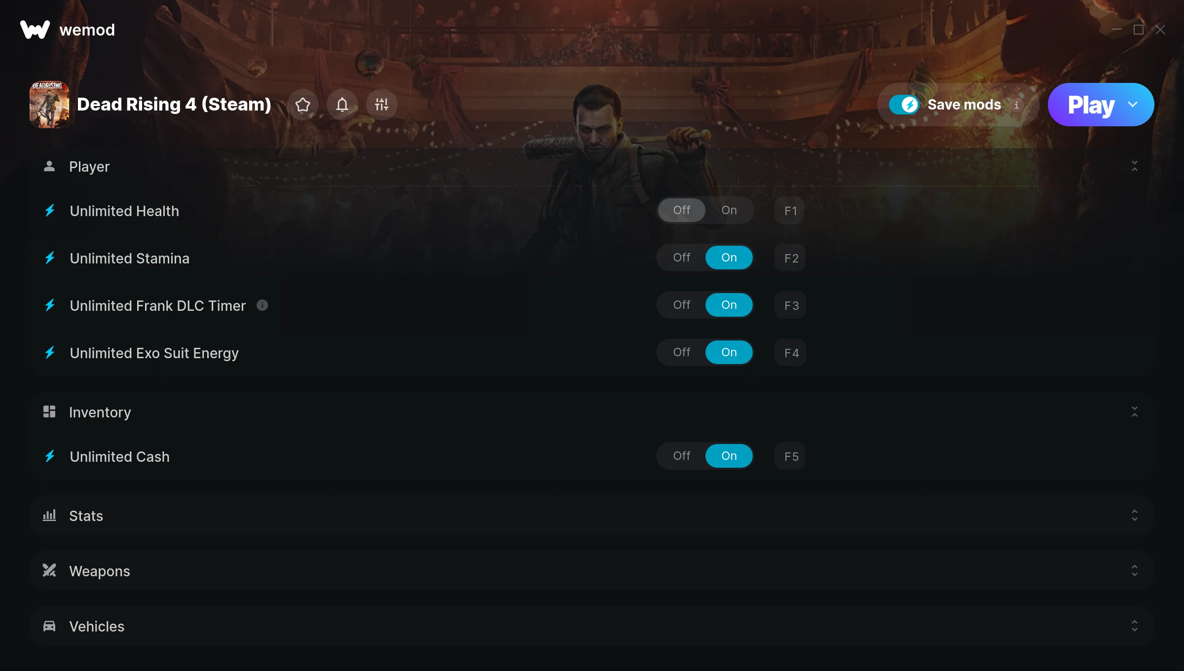Dead Rising 4 (Steam) Trainer screenshot