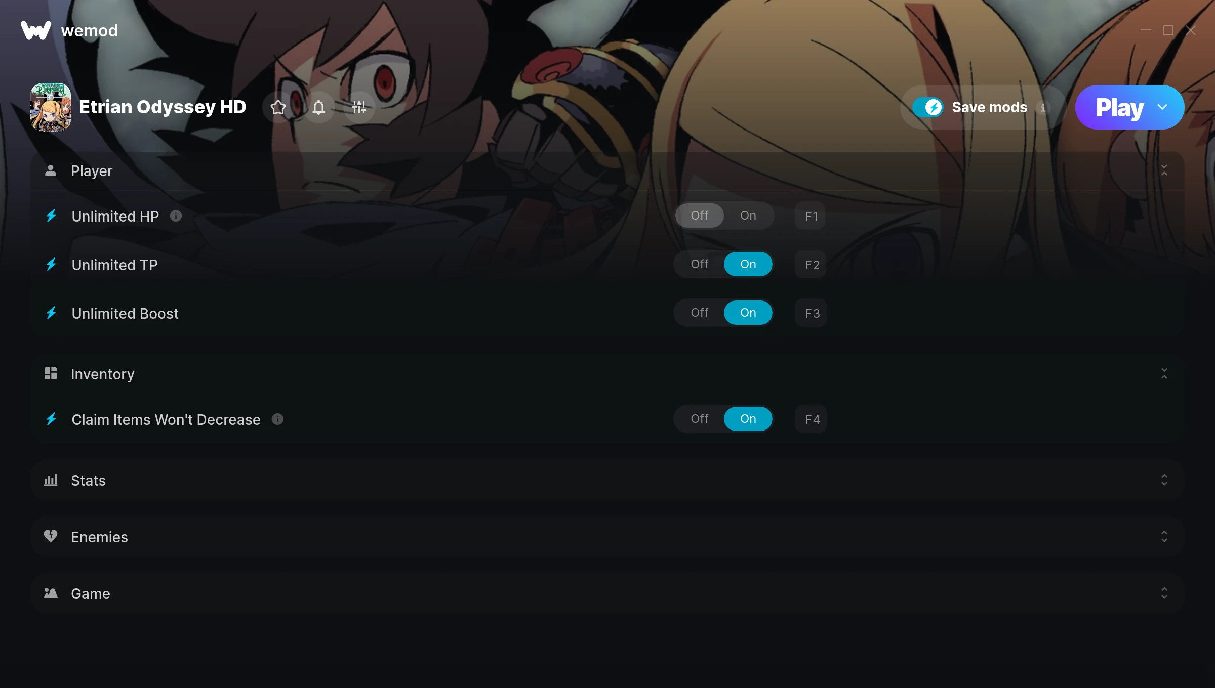 Etrian Odyssey HD Trainer screenshot