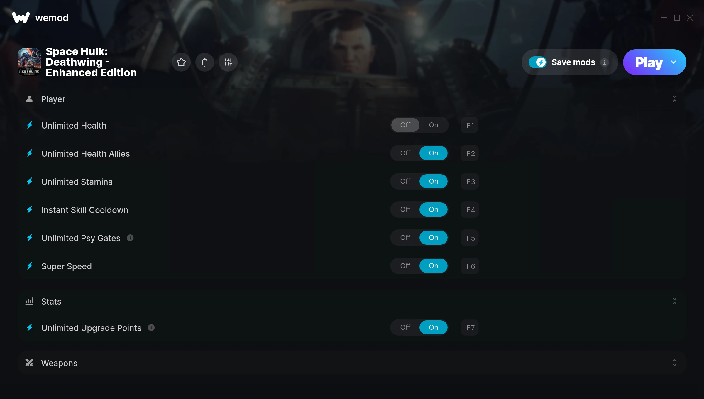 Space Hulk: Deathwing - Enhanced Edition Trainer screenshot