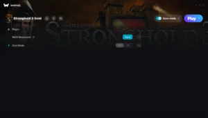 Stronghold 3 Gold Trainer screenshot