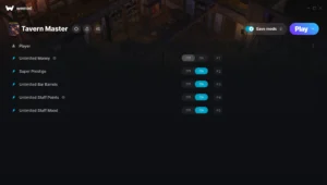 Tavern Master Trainer screenshot