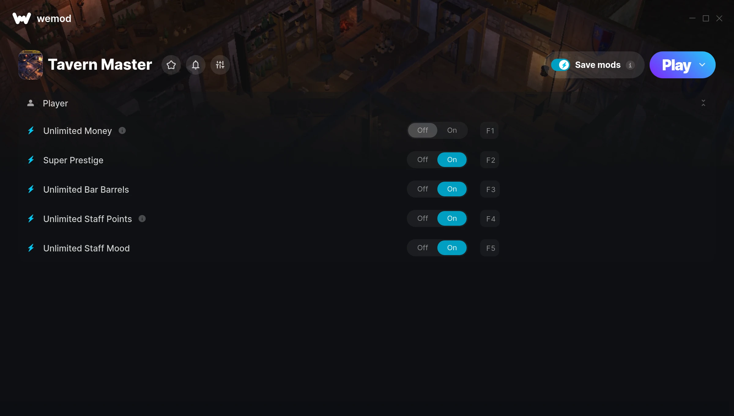 Tavern Master Trainer screenshot