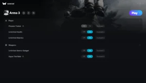 Arma 3 Trainer screenshot