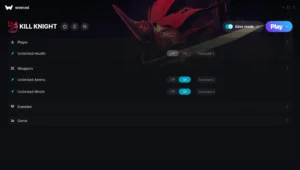 KILL KNIGHT Trainer screenshot