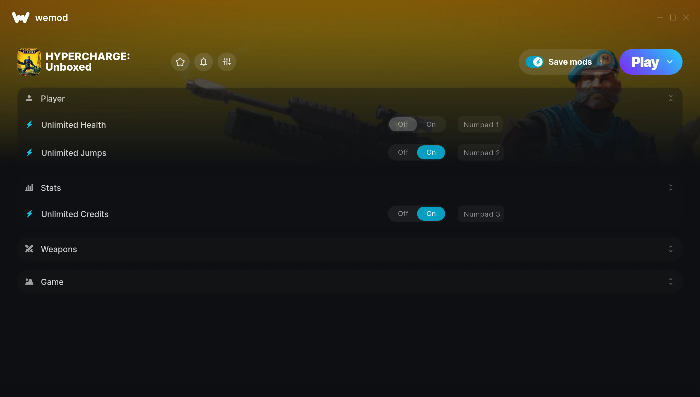 HYPERCHARGE: Unboxed Trainer screenshot