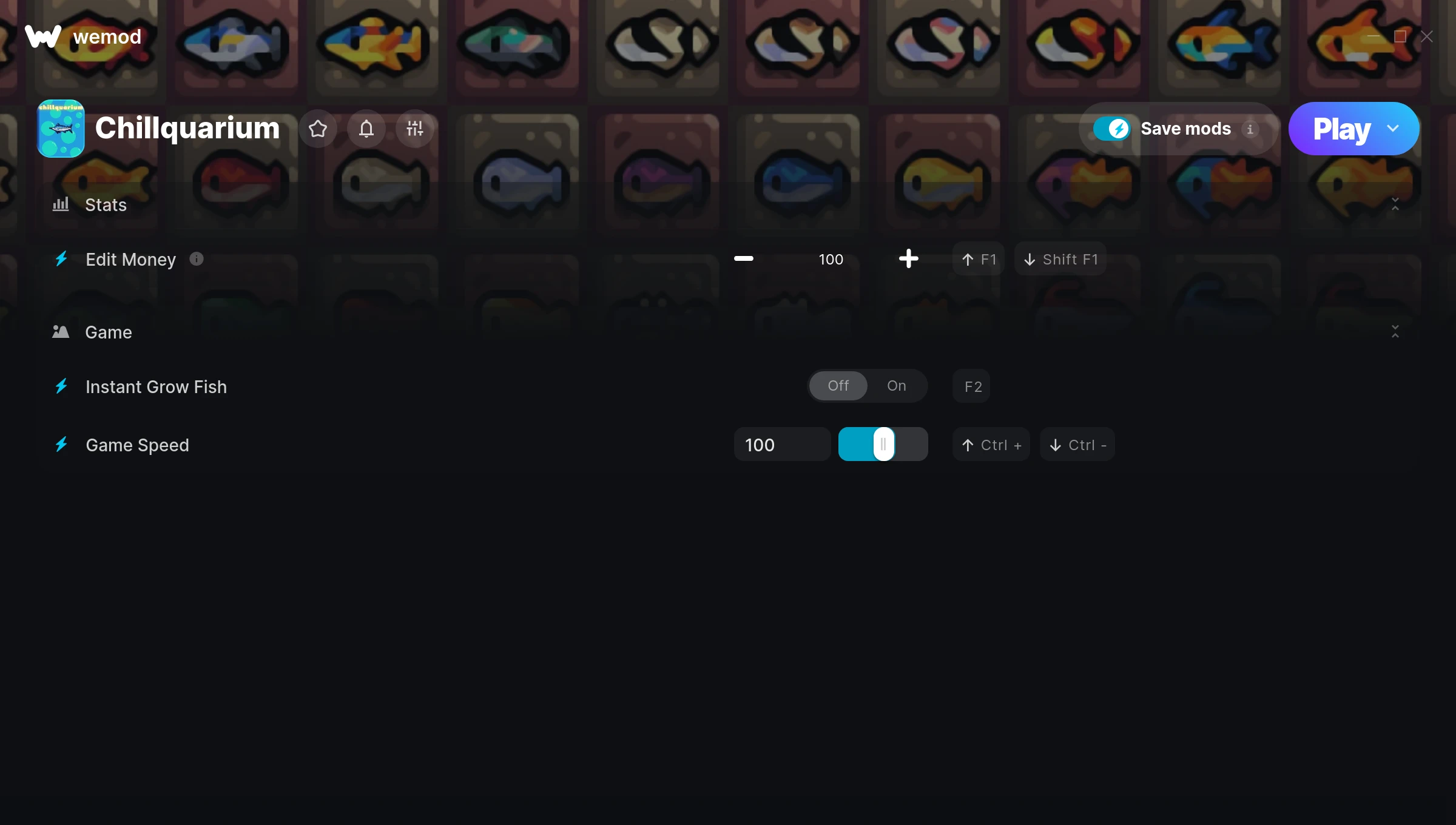 Chillquarium Trainer screenshot