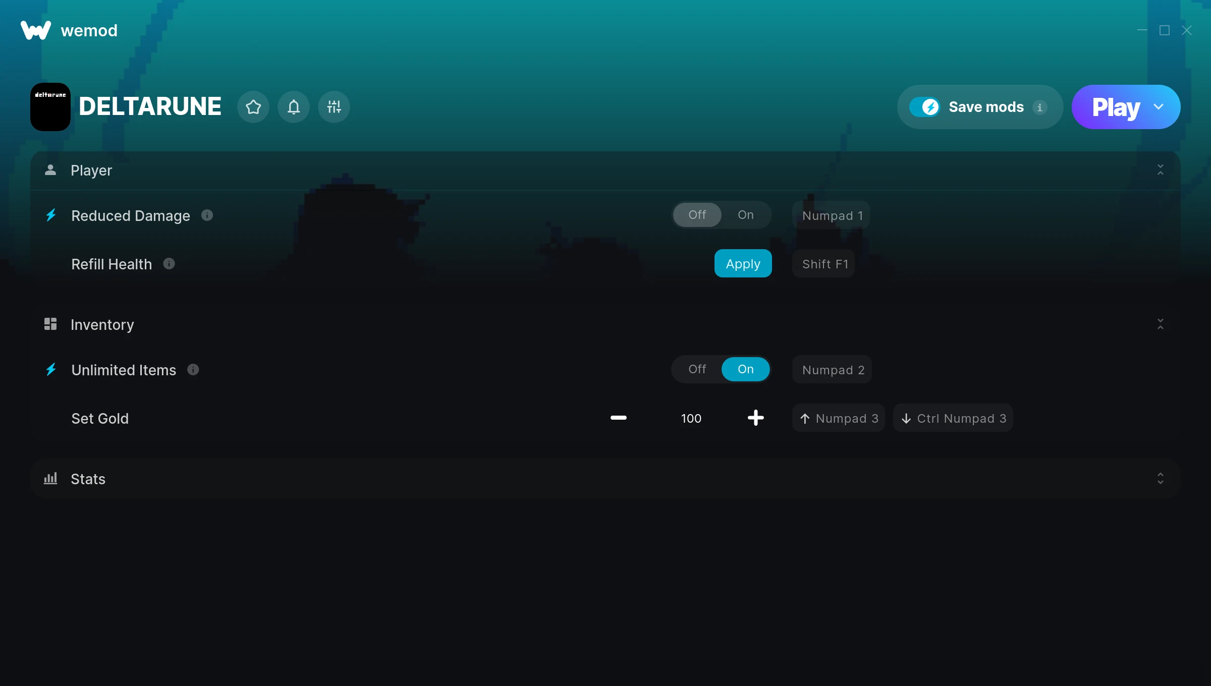 DELTARUNE Trainer screenshot