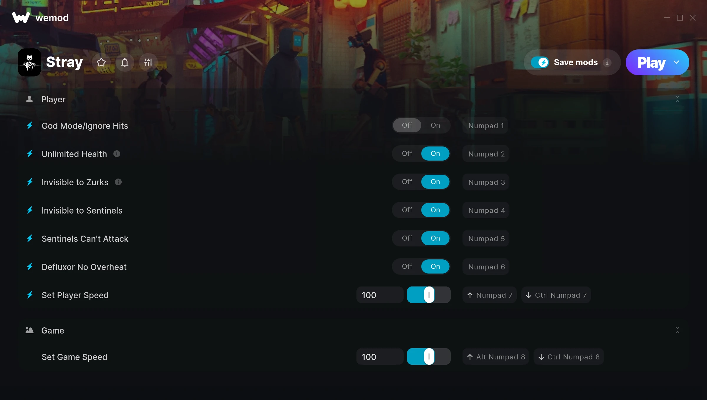 Stray Trainer screenshot