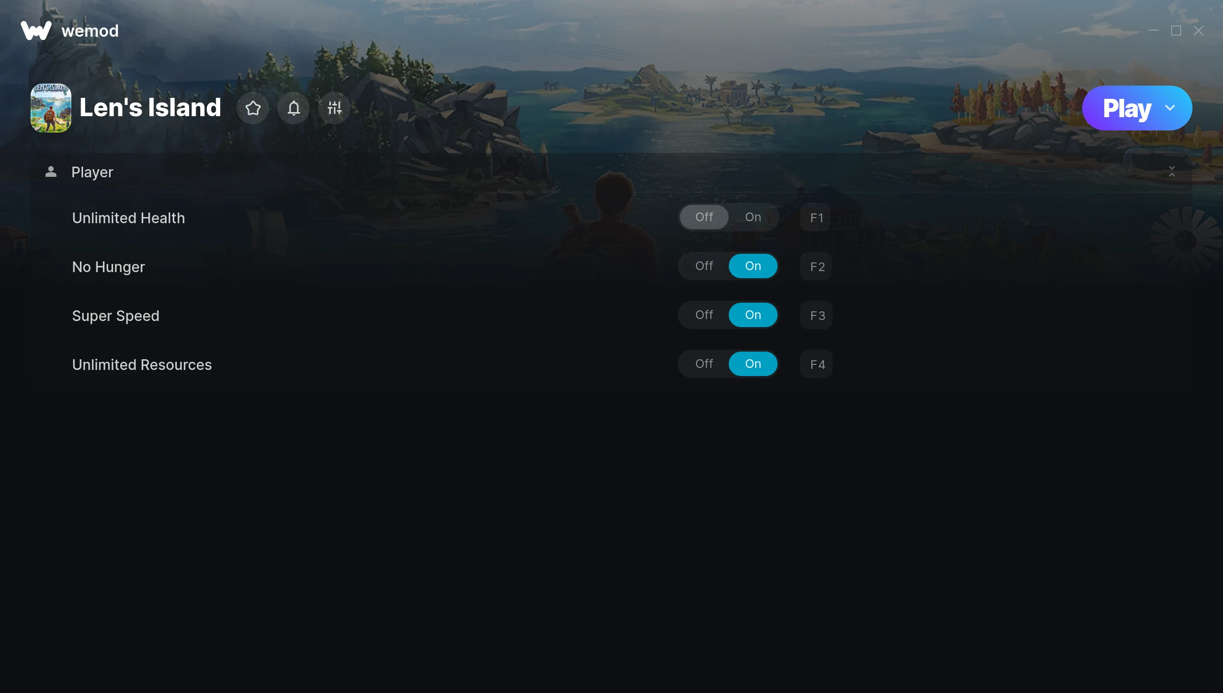 Len's Island Trainer screenshot