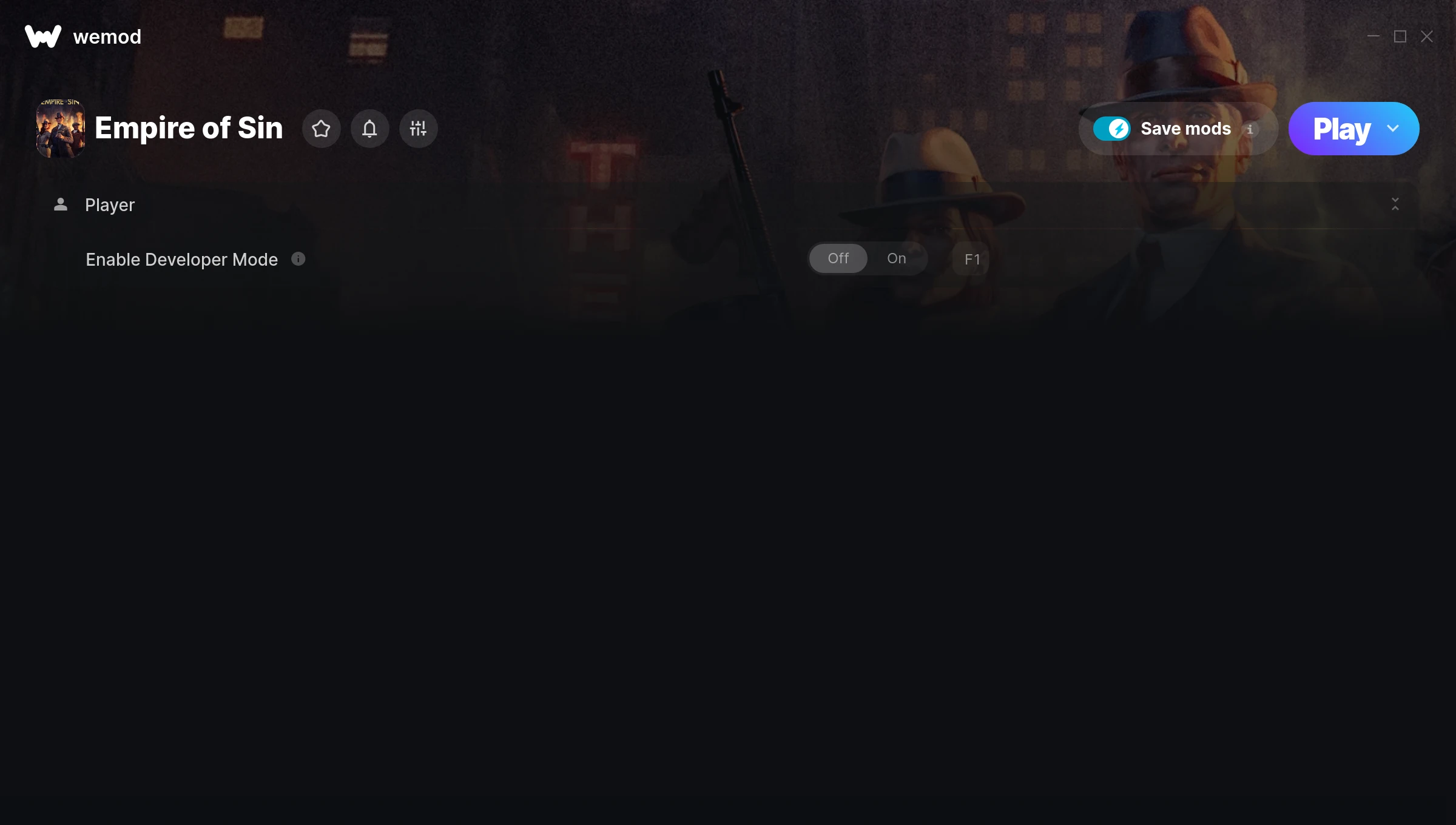 Empire of Sin Trainer screenshot