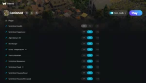 Banished Trainer screenshot