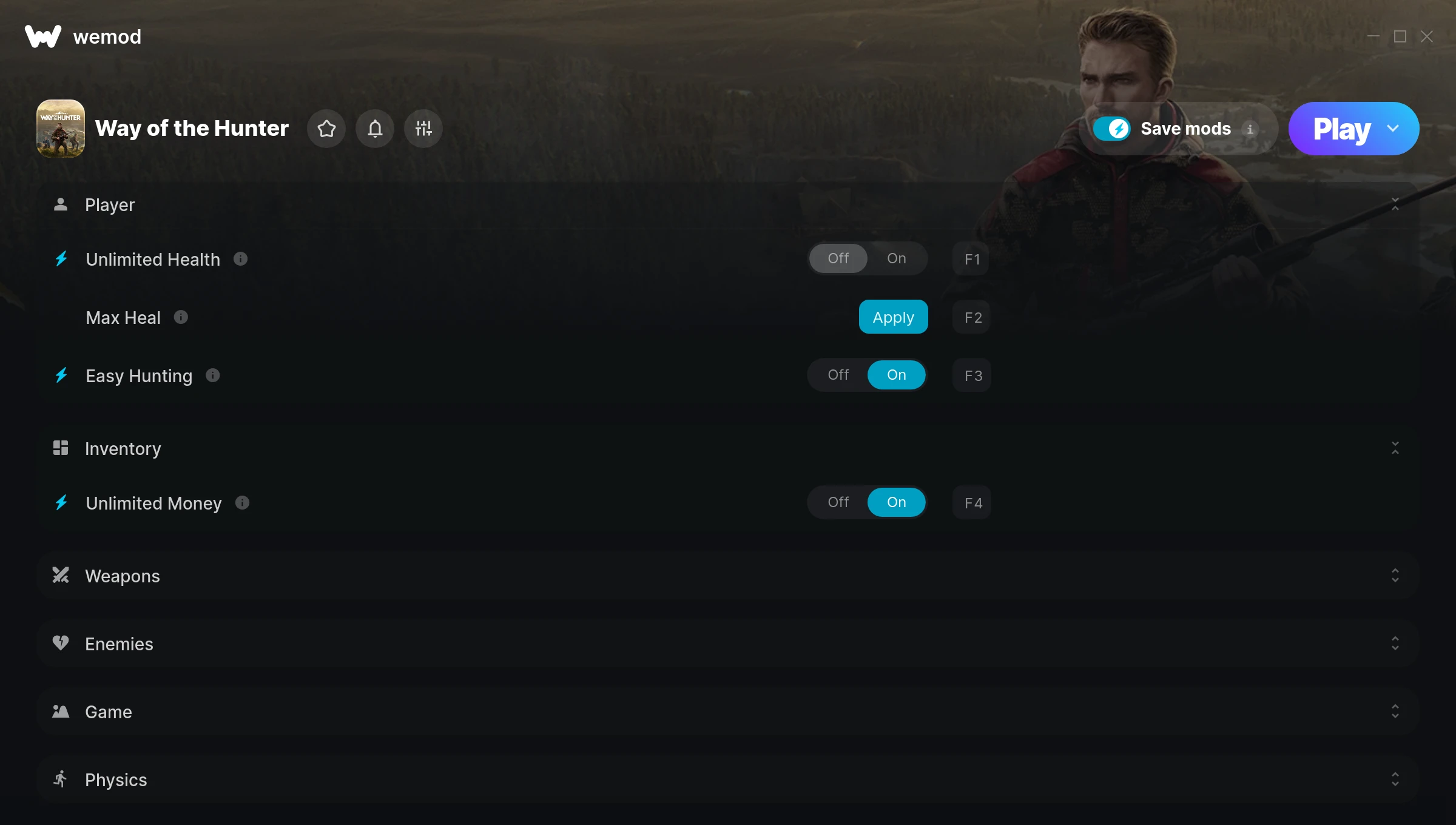 Way of the Hunter Trainer screenshot