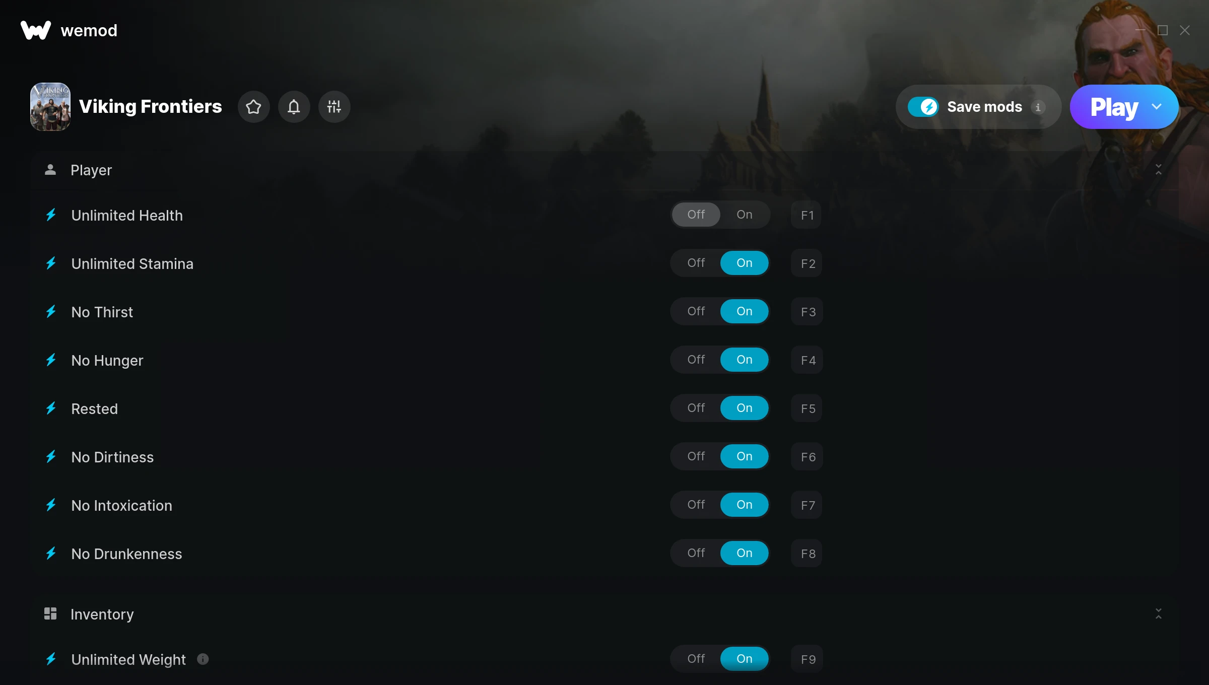 Viking Frontiers Trainer screenshot
