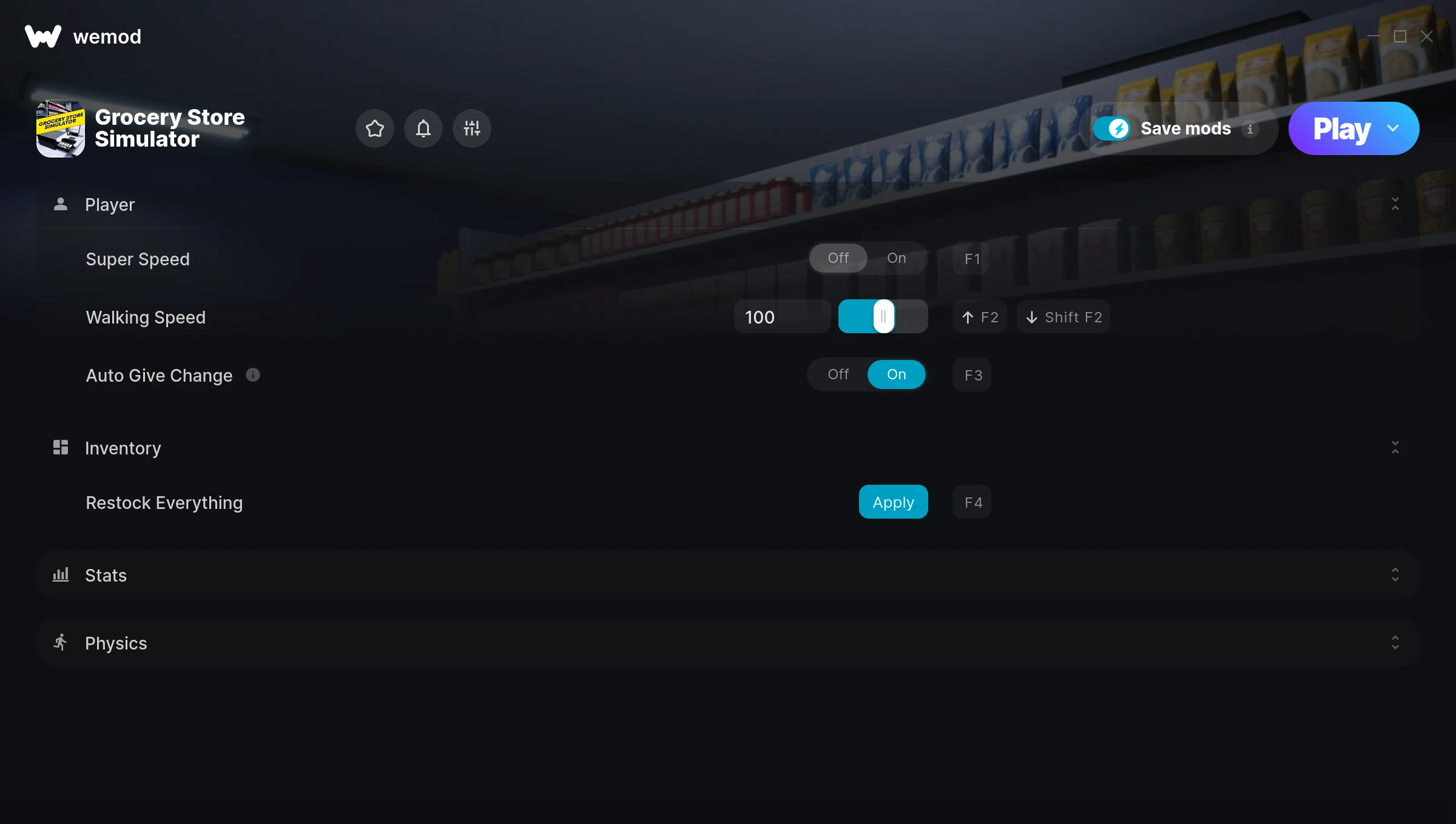 Grocery Store Simulator Trainer screenshot