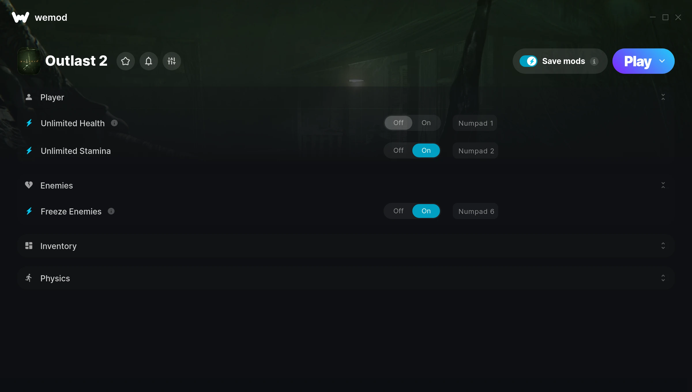 Outlast 2 Trainer screenshot