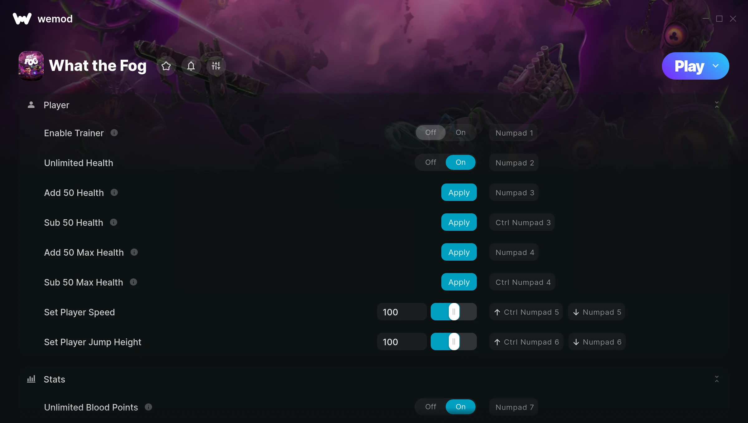 What the Fog Trainer screenshot