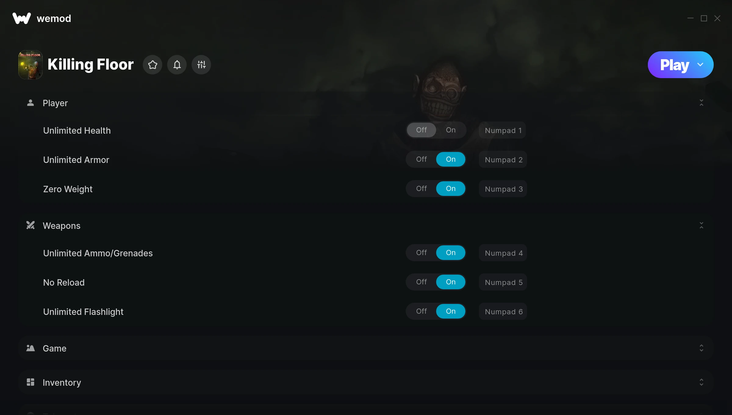 Killing Floor Trainer screenshot