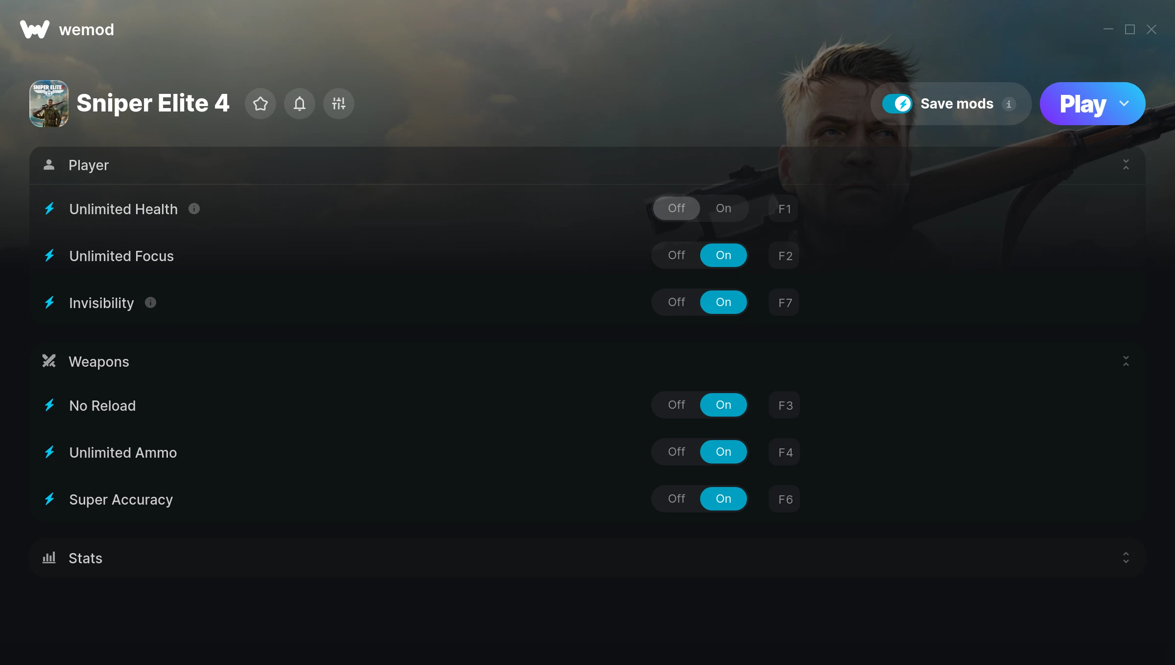 Sniper Elite 4 Trainer screenshot